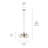 Steel Dimmable Globe Chandelier-581682570-581682571-581682581
