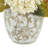 Fall Hydrangea and Heather Arrangement in Decorative Vase