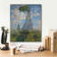 «Woman With A Parasol» par Claude Monet, estampe numérique sur toile-87903348
