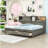 Versatile Wooden Daybed with Built-In Storage Drawers, USB Ports and Pushable Top Shelf-1418433025-1418433026