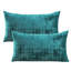 Housse de coussin rectangulaire en velours texturé-1053670792