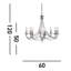 Arness 8 - Light Candle Style Chandelier-11370379