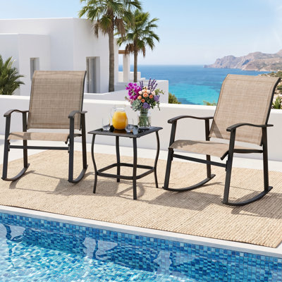 2-Person Outdoor Rocking Set