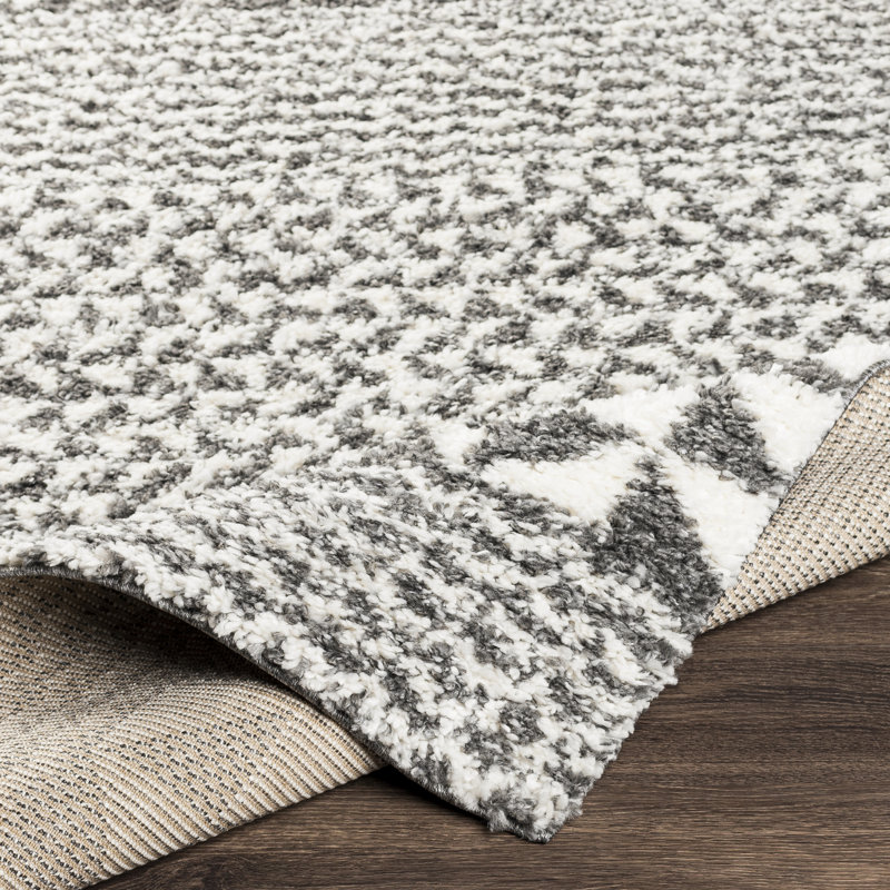 Tapis noir / crème Thielen, Rectangle 2 pi x 3 pi