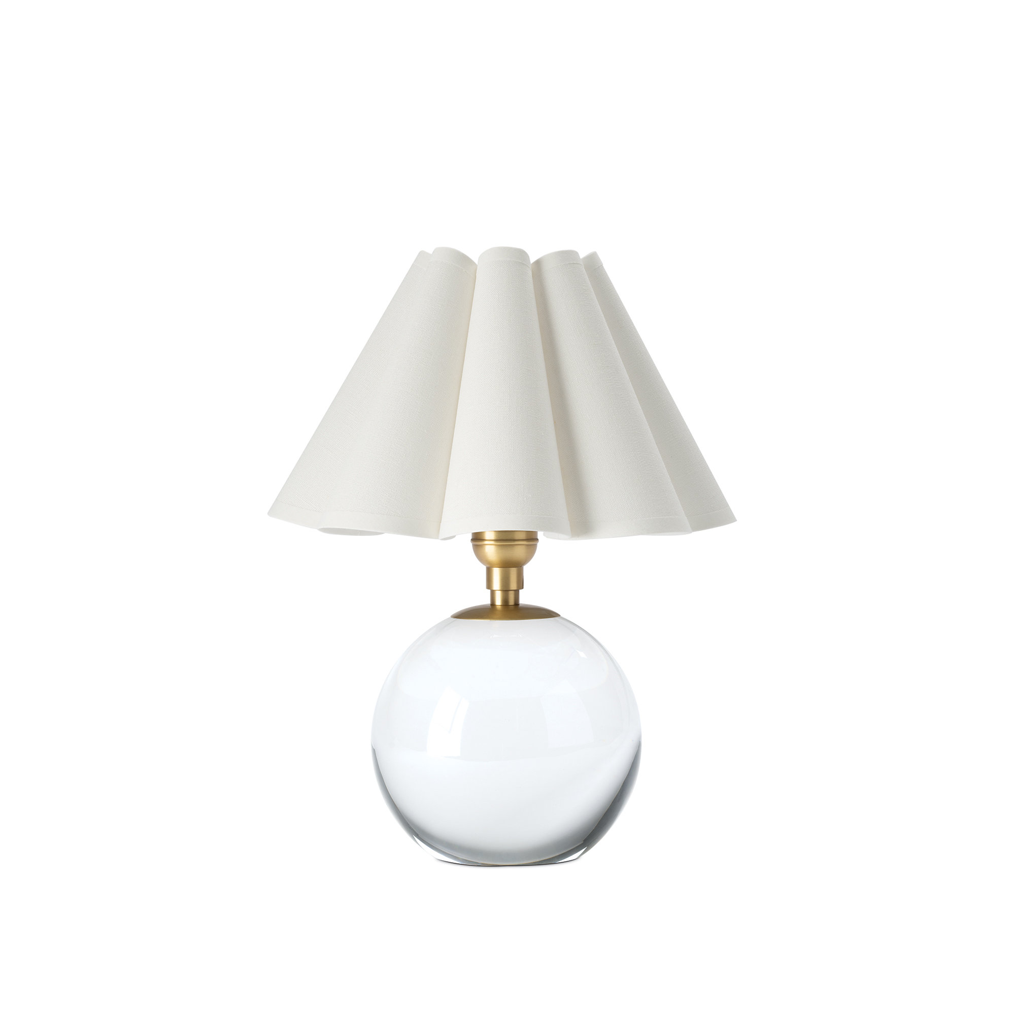 Giorgio Crystal Mini Lamp, White, Gold