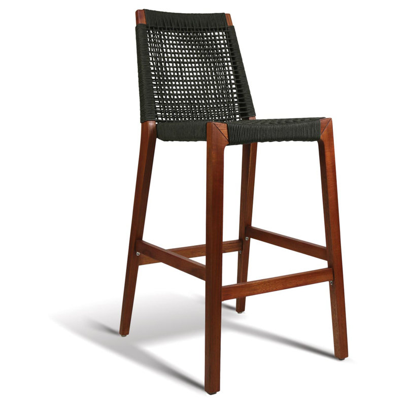 Lure Bar Stool, Charcoal