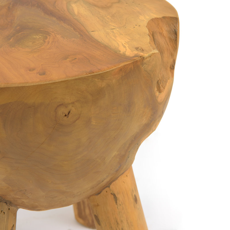 Campbellsburg Solid Wood Accent Stool