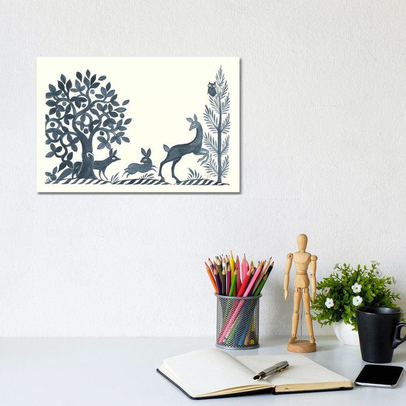 Forest Life VIII by Miranda Thomas - Wrapped Canvas Painting, 20.32 cm H x 30.48 cm W