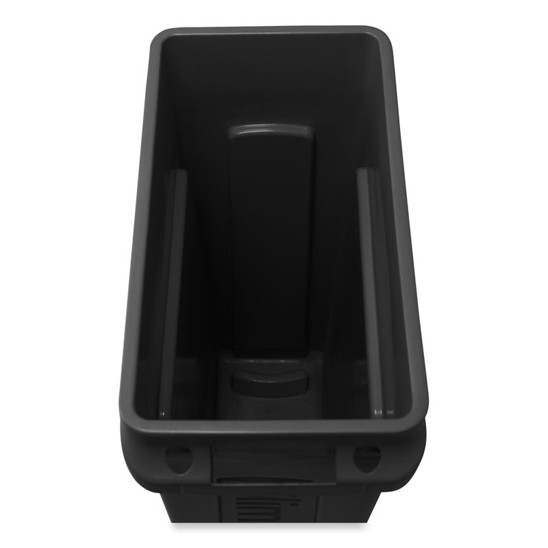 Rubbermaid® Commercial Slim Jim® With Venting Chan Plastic Open Trash Can - 23 Gallons