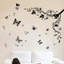 Butterfly Vine Art Floral Wall Sticker-1878659941