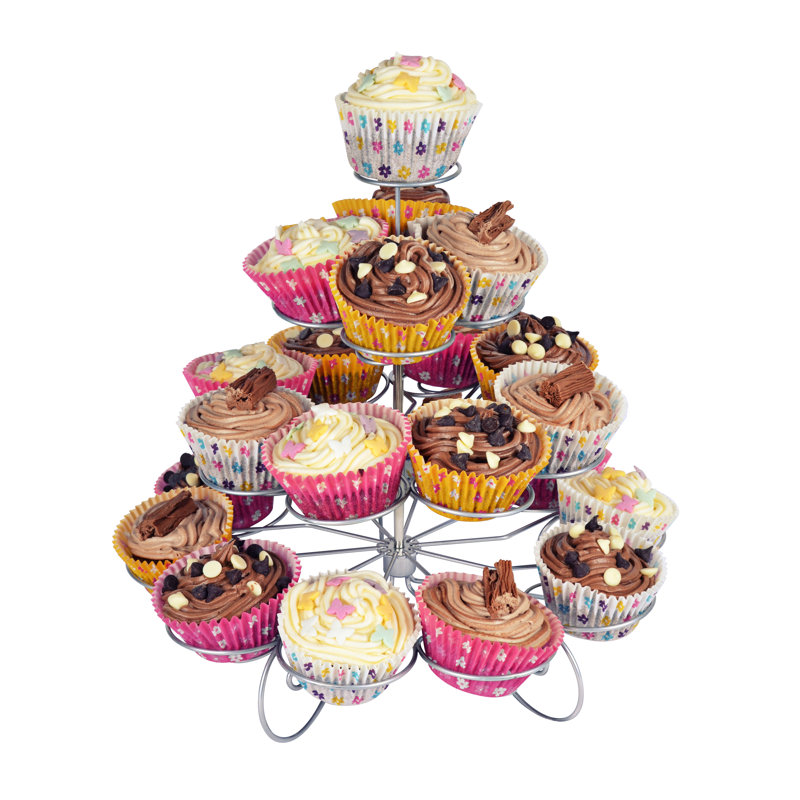 Cup Cake Stand in Silver