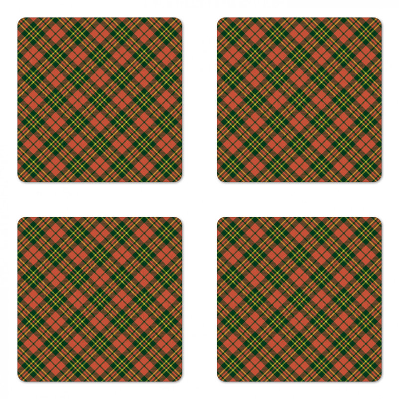Square 4 Piece Coaster Set