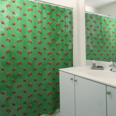 Katelyn Elizabeth Shower Curtain with Liner Included