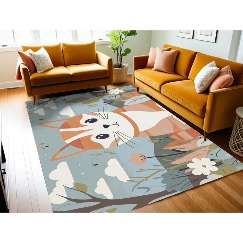Tapis pour enfants East Urban Home, Rectangulaire 2 pi x 3 pi