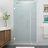 Belmore GS 63" x 72" Hinged Frameless Frosted Shower Door-30273178-105591011