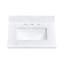 Meuble-lavabo simple 24 po avec plateau en marbre d'ingénierie-733941571