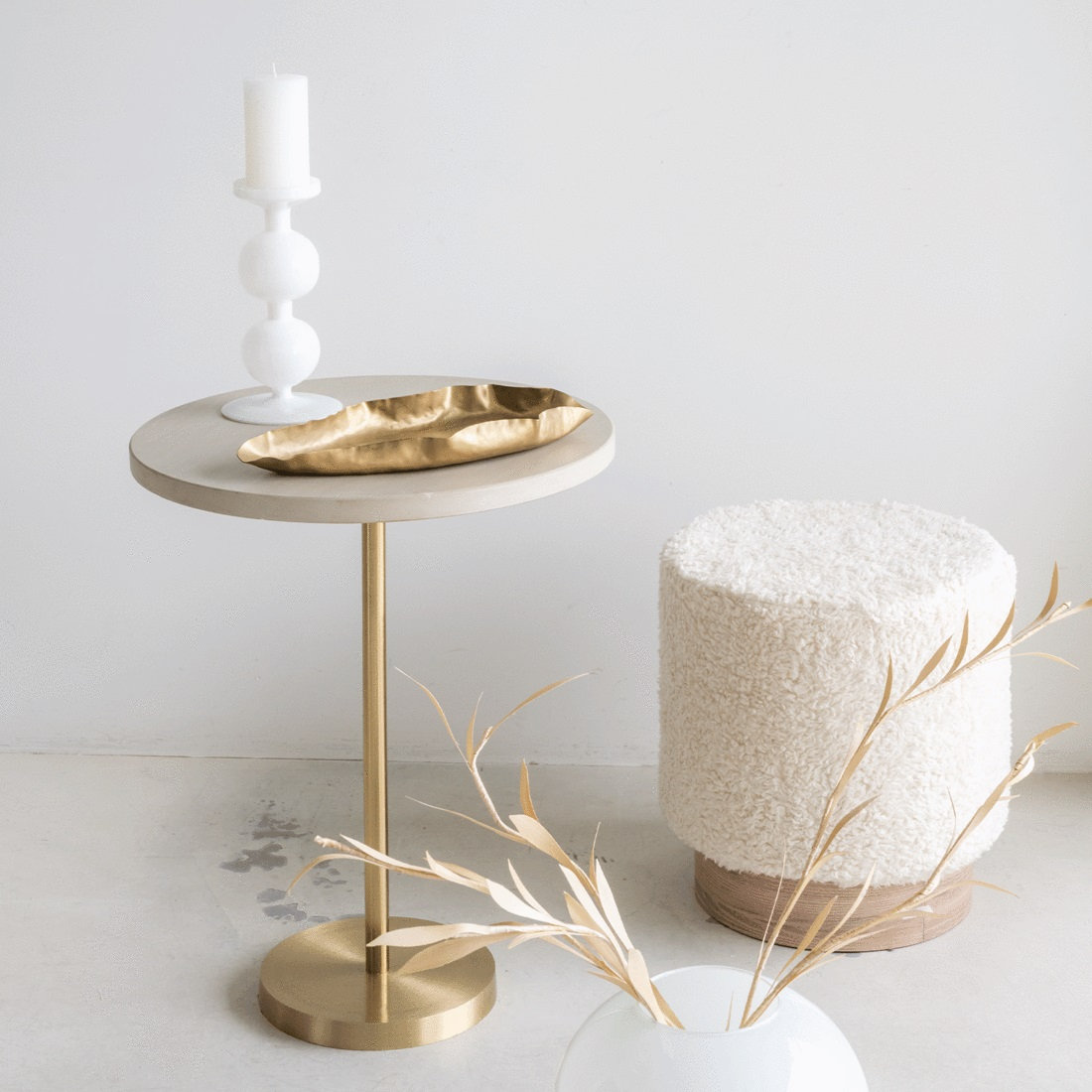 Recycled Glass Candlestick Holder