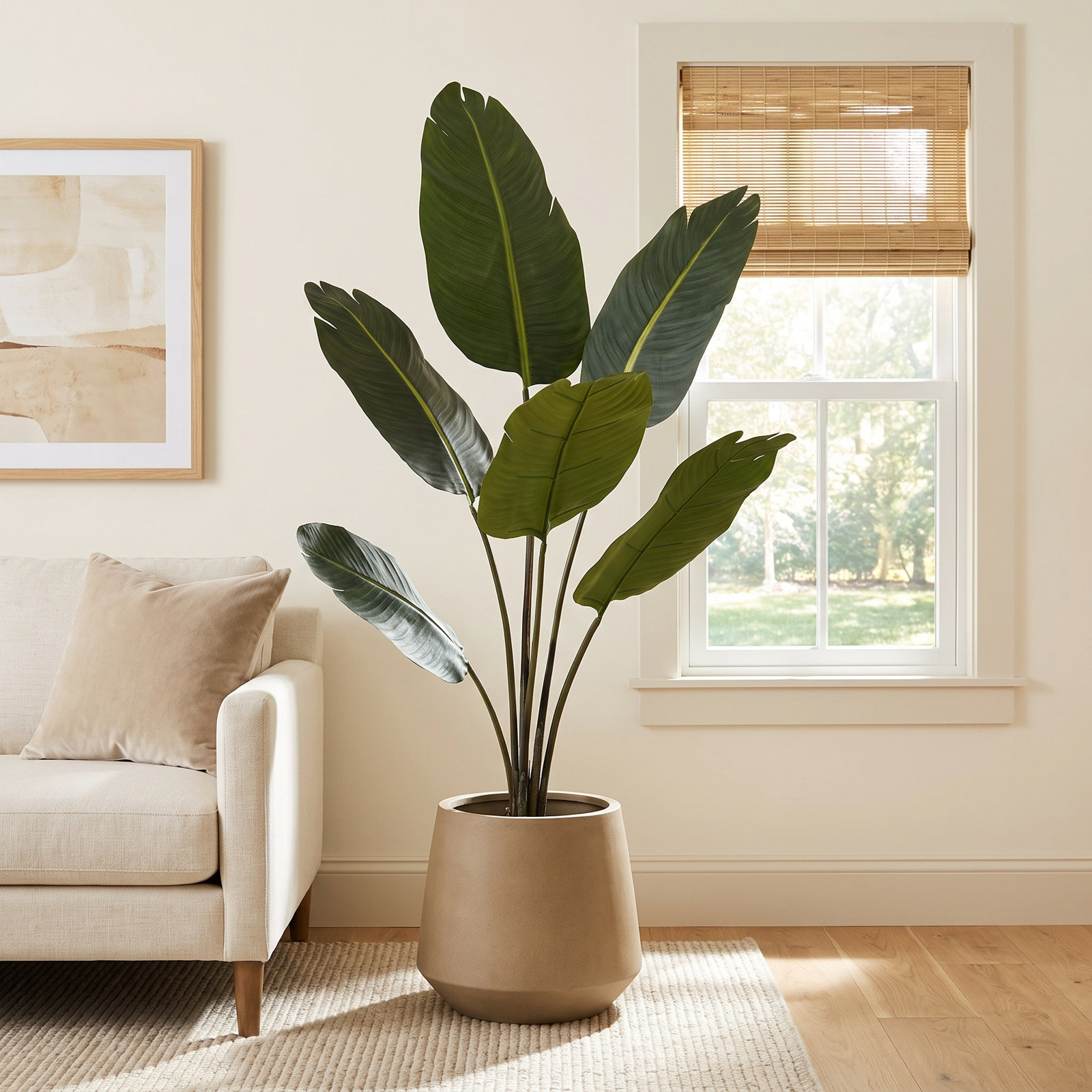 50'' Faux Bird Of Paradise Plant in Pot