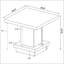 Ensemble de tables basses 2 pièces Cappuccino