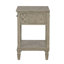 Table de chevet Victoria gris récupéré (table de chevet seulement)-394247021