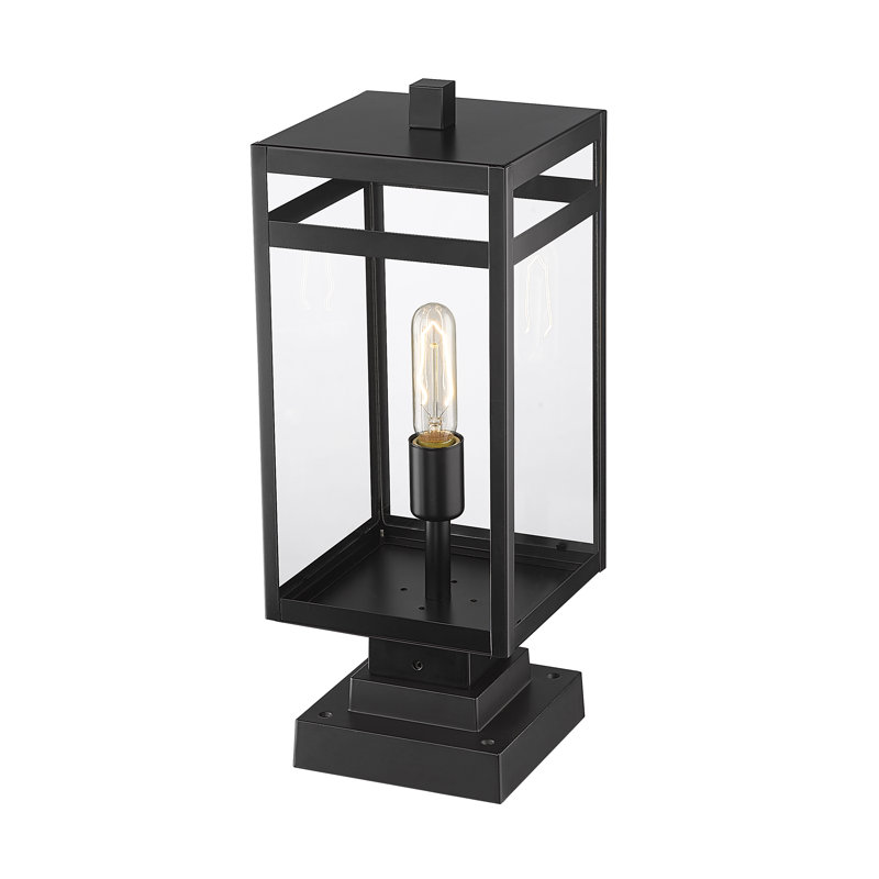 Sylmar Transparent Pier Mount Light, 19.5" H x 7.5" W x 7.5" D