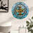 Wall Clock 24" Round Oversized for Living Room decor with Real Moving Gears Canada Collection-101929731