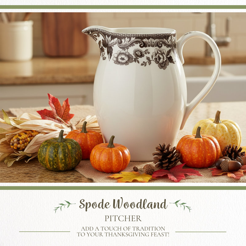 Spode Delamere Pitcher 3.5 Pt