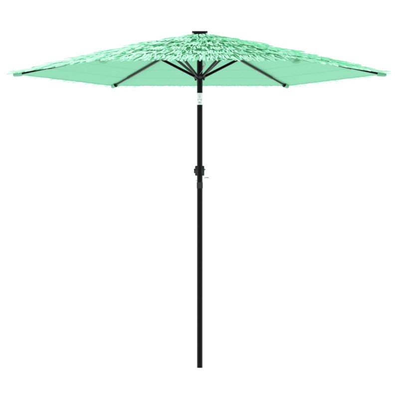 Beach Parasol, Green, 213cm H x 223cm W x 223cm D