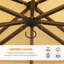 Petrolia 4m x 3m Metal Patio Gazebo