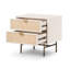 Luella Nightstand - Matte Alabaster