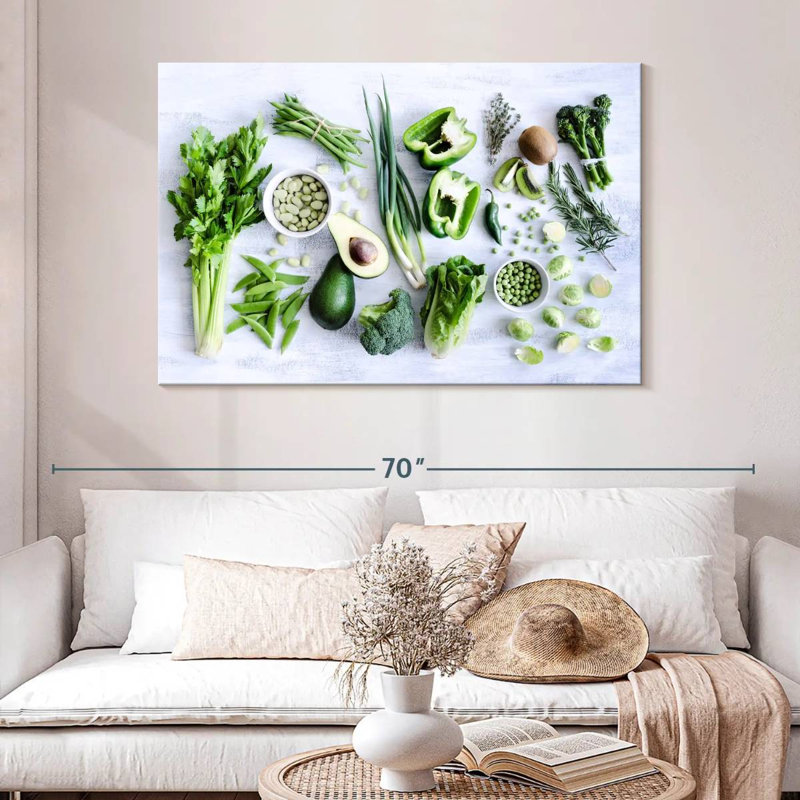 Yarlin Healthy Greens, 32" H x 48" W