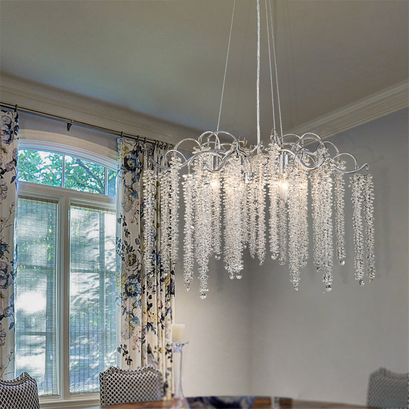 Lustre en cristal Glori, Chrome