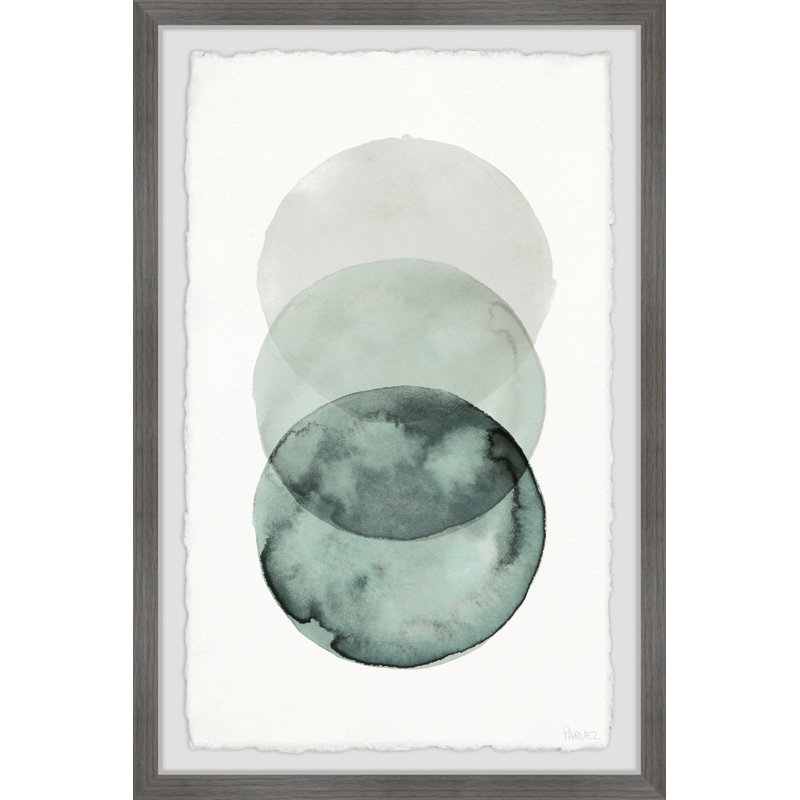 Midnight Forest Shapes by Parvez Taj - Single Picture Frame Painting, 30cm H x 20cm W x 3.81cm D
