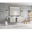 Miroir de salle de bain 60 po x 48 po à DEL avec cadre en aluminium, miroir de meuble-lavabo mural, anti-buée, mémoire, 3 couleurs, réglable en continu-685885230-685885225