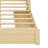 House Platform Bed With Guardrail And 2 Drawers-1359772360