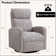 Deaja 28" Upholstered Swivel Rocker Nursery Chair with High Back (Set of 2)