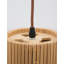 1 - Light Natural Wood Teardrop Pendant