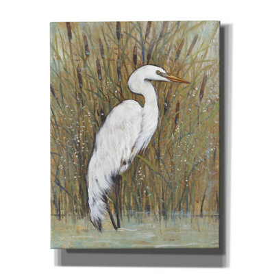 White Egret II " White Egret II " by Timothy O' Toole Painting Print