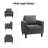 Cephisus Modern Upholstered Club Chair-1244377541