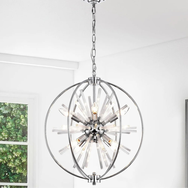 Hucksley 8 - Light Globe Chandelier