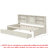Creamy White Twin Bed Frame With Sideboard, Two Drawers And Charging Daybed Side Compartments, & Hub-2113881507