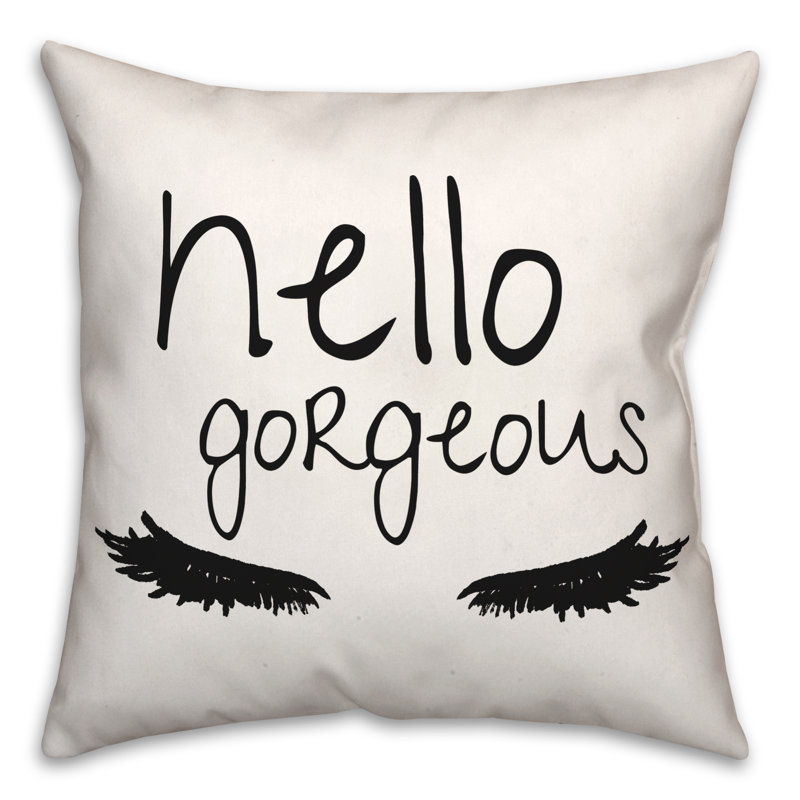 Coussin Hello Gorgeous