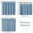 100% Blackout Linen Textured  Curtains Farmhouse Thermal Insulated Pocket Back Tab Full Light Blocking 2 Panel-1926543368-1926543862