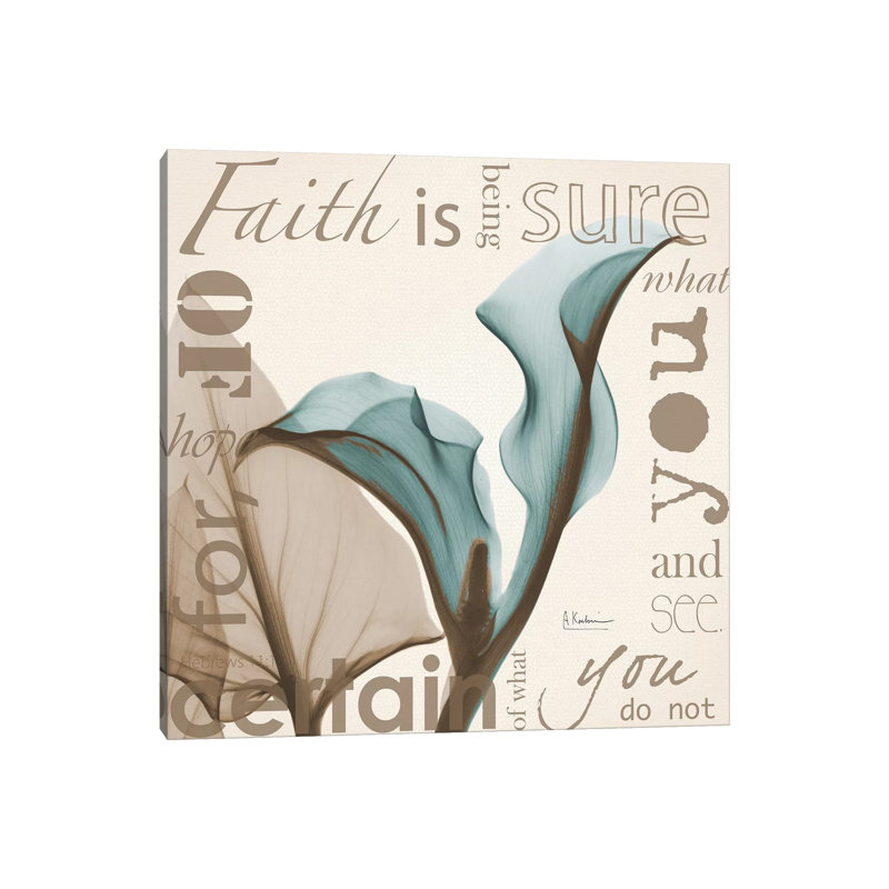 Calla Faith by Albert Koetsier - Wrapped Canvas Print, 30.48cm H x 30.48cm W x 1.91cm D