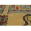 Tapis de couloir indien en laine à motif géométrique 4 x 10
