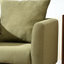 Fauteuil confortable avec pieds en bois massif, revêtement en tissu, pour la chambre à coucher et le bon espace, coussin de taille de salon olive, style classique-1857807916