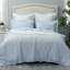  Ensemble de housse de couette en satin de coton 400 fils Long Staple-88614978-88614975