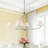 Lidia 4-Light Dimmable 47.2’’ W Classic/ Traditional Fabric Dining Room Chandelier-223350869