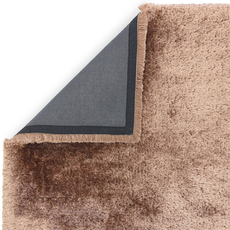 Plush Deep Pile Shaggy Blush Rug, Rectangle 120 x 170cm