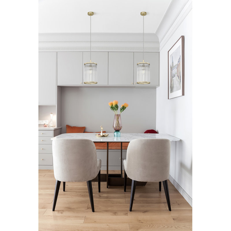 Prattsburgh 1 - Light Cylinder Pendant, Matt Gold